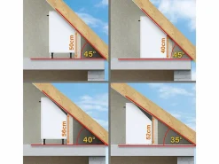 Vicco Armario Para Buhardilla|Armario de cocina para techo inclinado roble artesanal 60x46x81.6 r-line