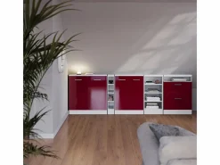 Vicco Armario Para Buhardilla|Armario de cocina para techo inclinado brillo intenso/blanco 60x46x81.6 r-line