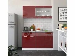 Vicco Armario Para Buhardilla|Armario de cocina para techo inclinado brillo intenso/blanco 60x46x81.6 r-line