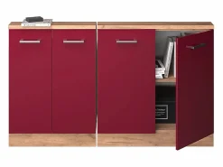 Armario de cocina para techo inclinado de alto brillo 140x46x81.6 r-line^Vicco New