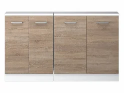 Vicco Armario de cocina para techo inclinado sonoma 140x46x81.6 r-line Color natural claro Sale