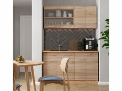 Vicco Armario de cocina para techo inclinado sonoma 60x46x81.6 r-line Color natural claro Outlet