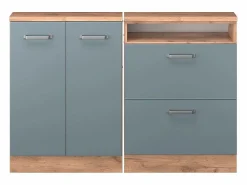 Vicco Armario Para Buhardilla|Armario de cocina para techo inclinado gris ado 120x46x81.6 r-line