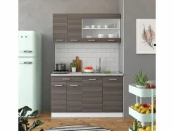 Vicco Armario Para Buhardilla|Armario de cocina para techo inclinado gris noble 60x46x81.6 r-line