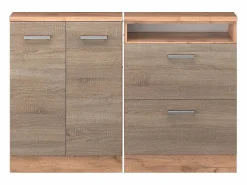 Armario de cocina para techo inclinado sonoma 120x46x81.6 r-line^Vicco Discount