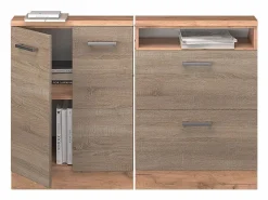 Armario de cocina para techo inclinado sonoma 120x46x81.6 r-line^Vicco Discount