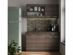 Vicco Armario de cocina para techo inclinado gris noble 60x46x81.6 r-line Gris claro Best