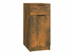 Armario de escritorio aglomerado roble ahumado 33,5x50x75 cm^vidaxl Sale