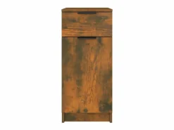 Armario de escritorio aglomerado roble ahumado 33,5x50x75 cm^vidaxl Sale
