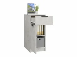 vidaxl Armario de escritorio madera contrachapada 33,5x50x75 cm Gris Hot