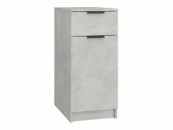 Armario de escritorio madera contrachapada 33,5x50x75 cm ES712998^ Discount