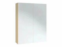vidaxl Mueble De Pared Para Baño|Armario de espejo de baño MDF y roble 60x15x75 cm
