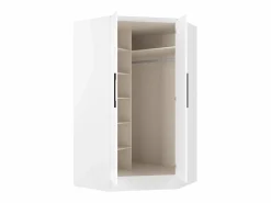 Armario de esquina de 2 puertas Ancho 101 cm color - AURALI^Vente-unique Outlet