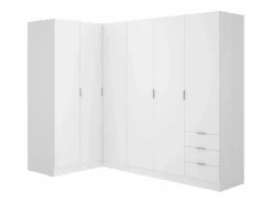 Armario de esquina de 6 puertas y 3 cajones L213 cm en color - LISTOWEL^Vente-unique New