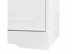 Armario de guardarropa/pasillo con 2 puertas y perchero - 101,5 x 47 x 183 cm - Tablero de partículas -^Merax