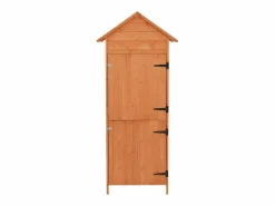 Armario de jardín marrón 42,5x64x190 cm Marru00f3n Online