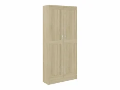 Armario de libros contrachapada color roble 82,5x30,5x185,5 cm^vidaxl Outlet