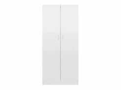 vidaxl Vitrina|Armario de libros contrachapada brillo 82,5x30,5x185,5cm