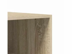 vidaxl Armario de madera contrachapada color roble 50x50x200 cm Color natural claro Best