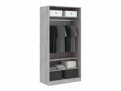Armario Abierto, Vestidor|Armario de madera contrachapada Sonoma 100x50x200 cm ES248126