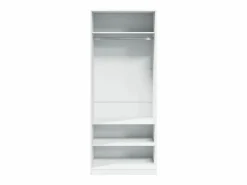 Armario de madera de ingeniería 80x50x200 cm ES639241 Blanco Hot
