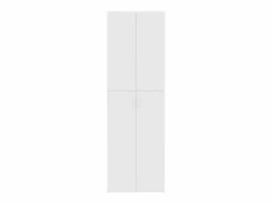 Armario de oficina de 60 x 32 x 190 cm de madera de ingeniería Blanco Best