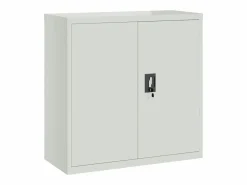 Armario de oficina con 2 puertas 90 cm Acero^ Best
