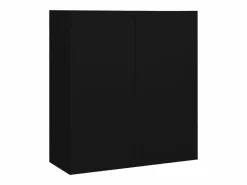vidaxl Armario de oficina de acero 90x40x102 cm Negro