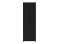 vidaxl Armario de oficina de madera contrachapada 60x32x190 cm Negro