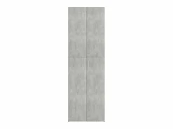 Armario de oficina hormigón 60x32x190 cm Madera de ingeniería Gris