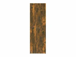 Armario de oficina Roble ahumado 60x32x190 cm Madera de ingeniería Marru00f3n Sale
