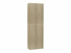 Armario de oficina roble Sonoma 60x32x190 cm Madera de ingeniería^ New