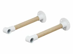 Mueble Perchero|Armario de pared de madera y metal L100 cm ALMA