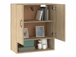 vidaxl Armario de pared madera contrachapada roble sonoma 60x31x70 cm Color natural claro Outlet