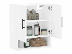 vidaxl Mueble De Pared Para Baño|Armario de pared madera de ingeniería 60x31x70 cm