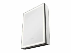 Mueble De Pared Para Baño|Armario de Pared para Baño SucceBuy Armario de Tocador con Espejo y LED de 3 Colores con Intensidad Variable, Función de Desempañado, 50 x 70 cm