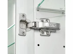 Mueble De Pared Para Baño|Armario de Pared para Baño SucceBuy Armario de Tocador con Espejo y LED de 3 Colores con Intensidad Variable, Función de Desempañado, 50 x 70 cm