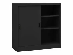 Armario de puerta corrediza con macetero acero ES677462 Gris antracita Sale