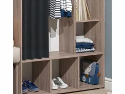 Vicco Muebles Niño|Armario de ropa para niños sonoma 105.8x38x178.1 luigi