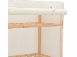 vidaxl Armario de tela 79x40x170 cm Blanco Best