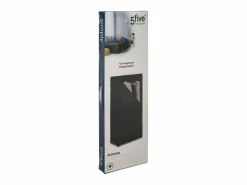 Armario de tela con cremallera negro 148x70x45 cm Gris Discount