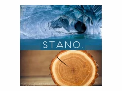 STANO Armario espejo baño 144cm MONTADO SIENA Nogal Color natural claro Best