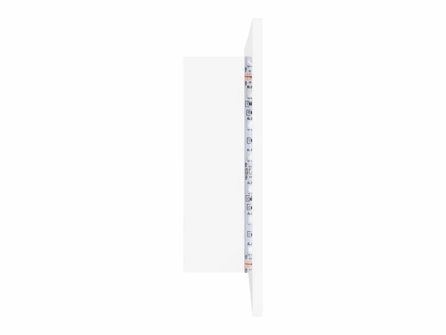 Armario espejo de baño con luz LED acrílico 80x12x45 cm^vidaxl Outlet