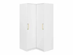 Vente-unique Armario esquinero 2 puertas L115 cm en color - LIZANDRO Blanco Sale