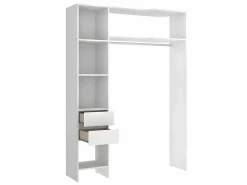 Armario esquinero extensible W164/214 cm y gris GONTRAN^Vente-unique Outlet