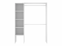 Vente-unique Armario extensible L110/140 cm en - BELVANA Blanco Sale