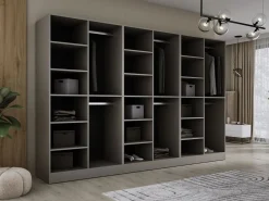 Armario Abierto, Vestidor|Armario: Platino / Vidrio Antisol, 300 x 200 x 51 cm