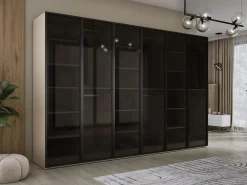 Armario: Gris Platino / Vidrio Antisol, 300 x 200 x 51 cm^ Discount