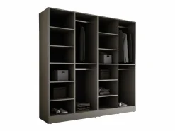 Armario: Platino, 200 x 200 x 51 cm Gris Discount