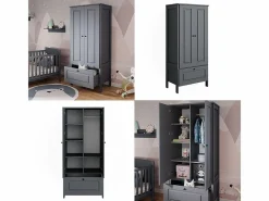 Vicco Armario infantil 83.3x53.4x187 ajaton Gris New